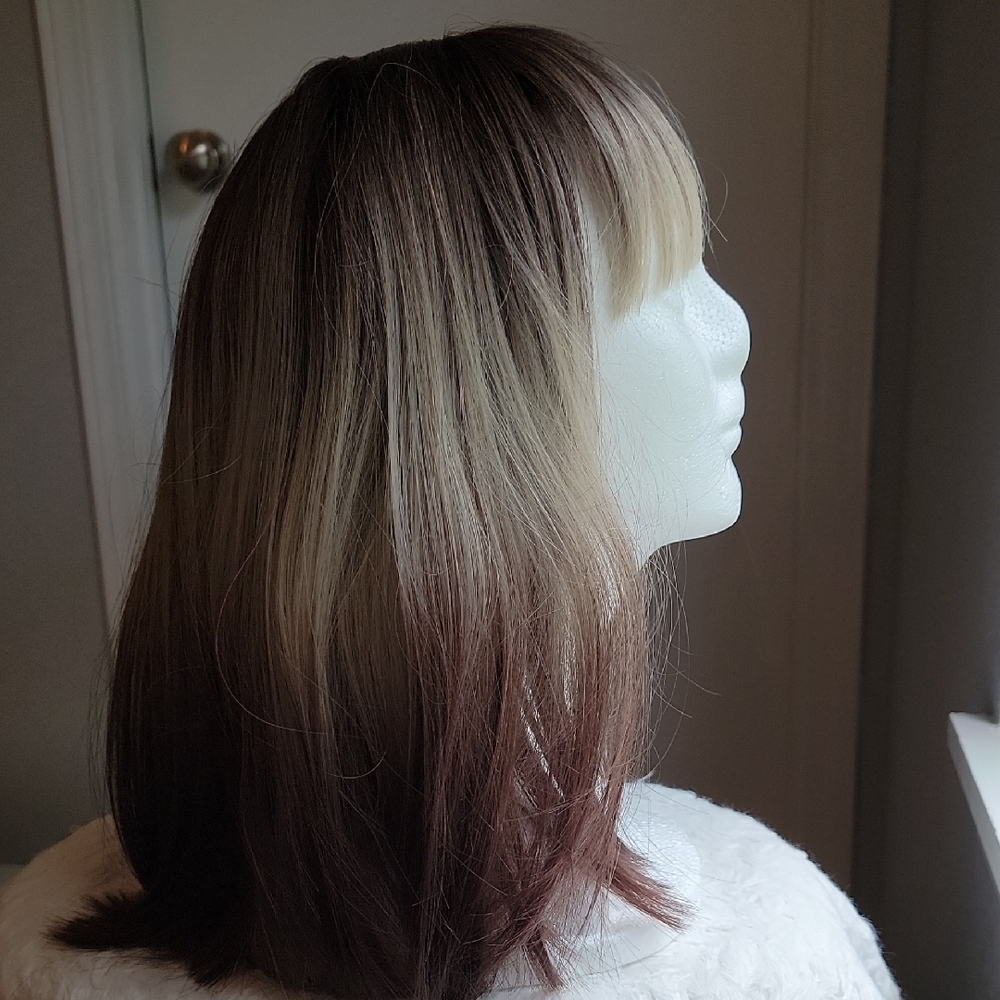 NWOT Brown & Blonde Ombre Wig - Picture 5 of 6